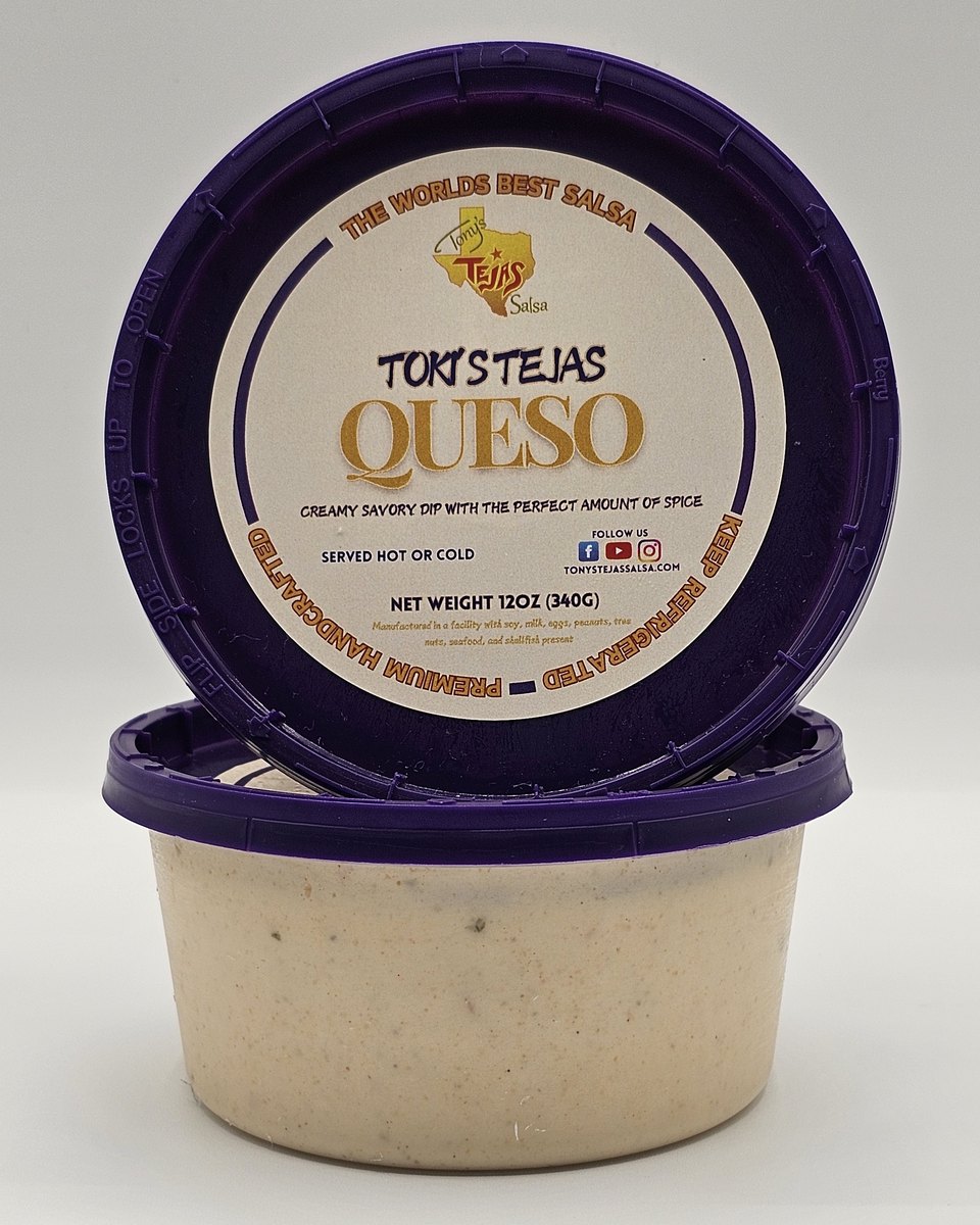 Toki's Tejas Queso tub